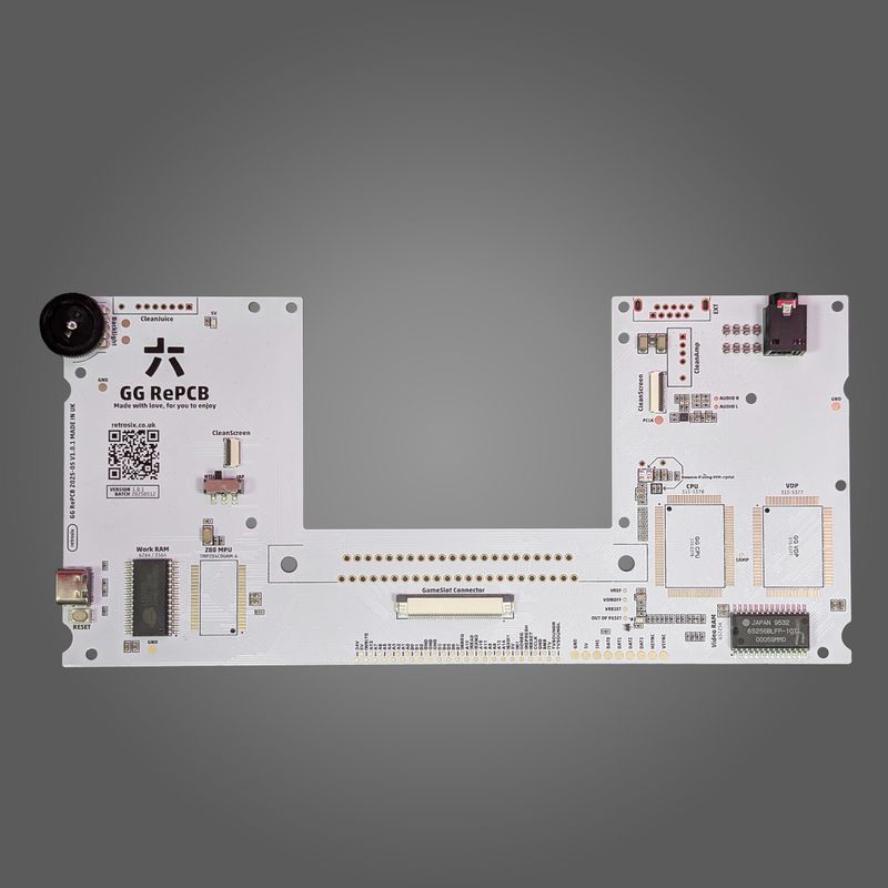 Game Gear RePCB New Motherboard (2-ASIC)