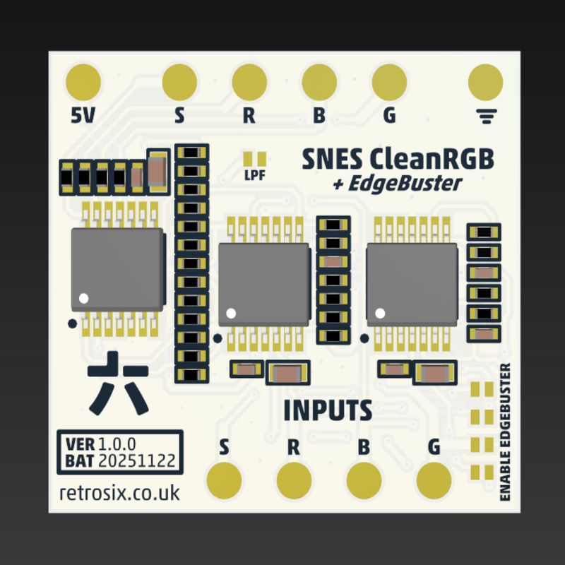 SNES SFC CleanRGB + EdgeBuster