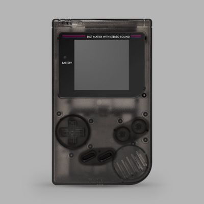 Game Boy Original Shell Kit (Clear Black)