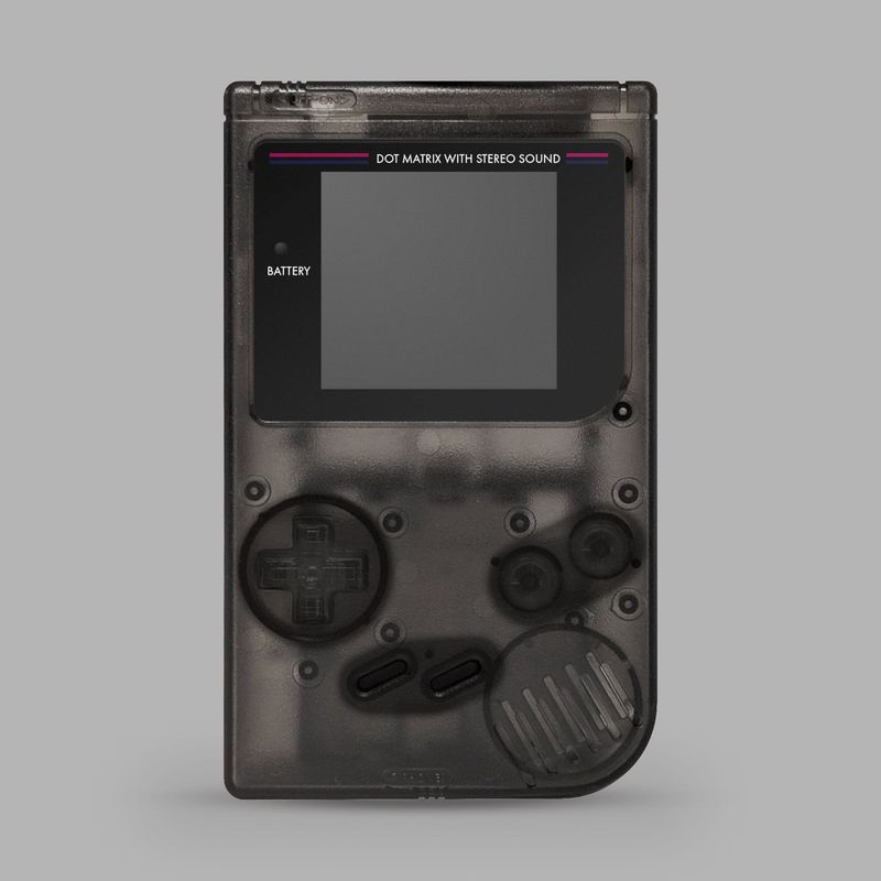 Game Boy Original Shell Kit (Clear Black)