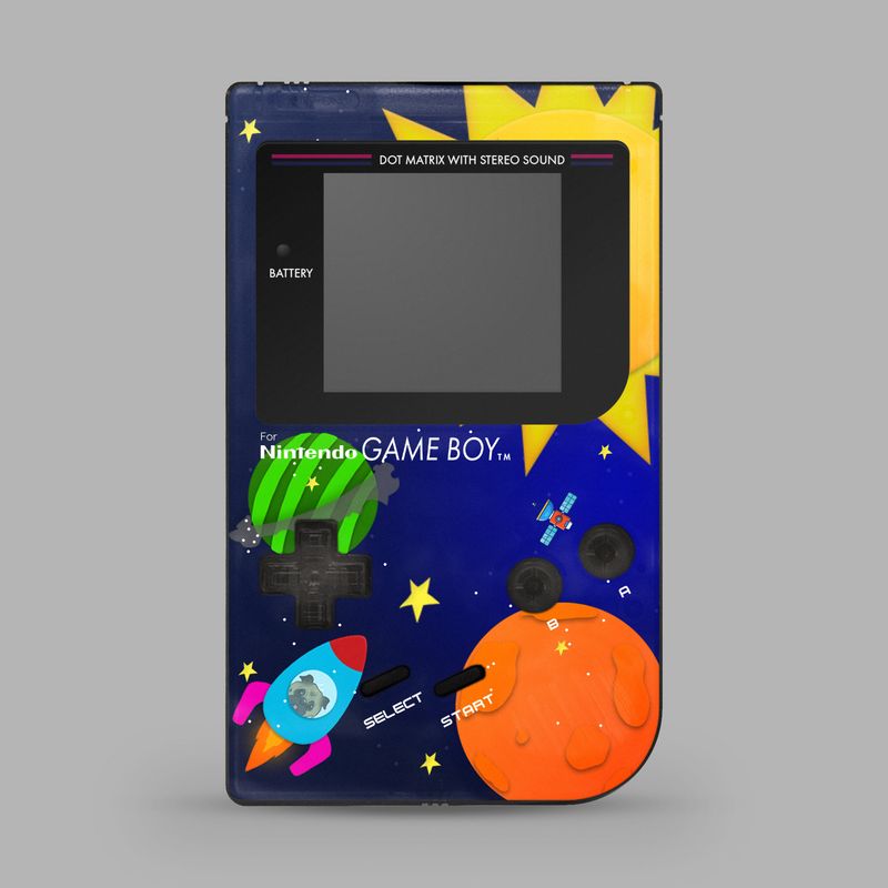 Game Boy Original Printed Shell (Space Race) Game Boy Original Printed Shell (Space Race)