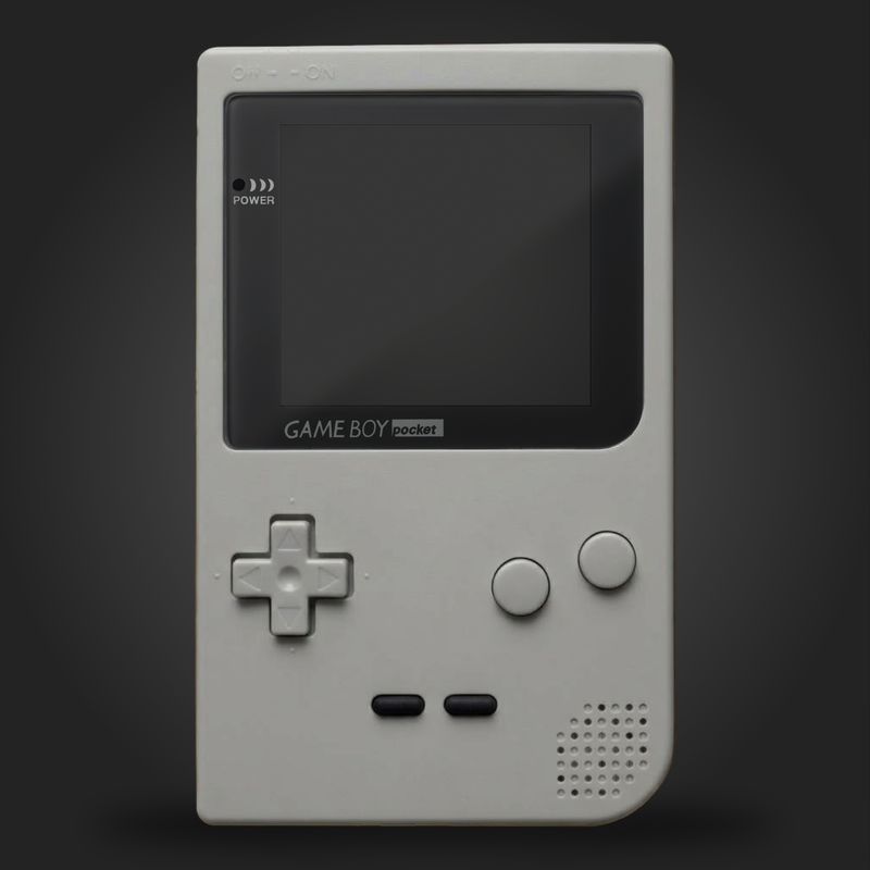 Game Boy Pocket Shell Kit (Grey)
