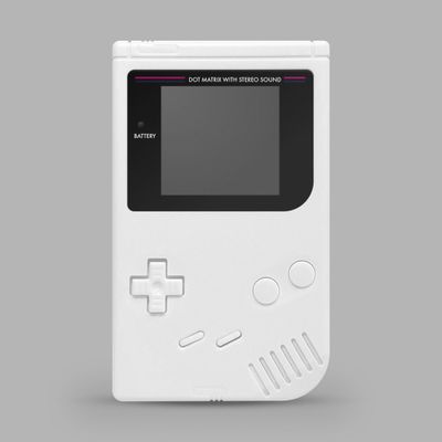 Game Boy Original Shell Kit (Pure White)