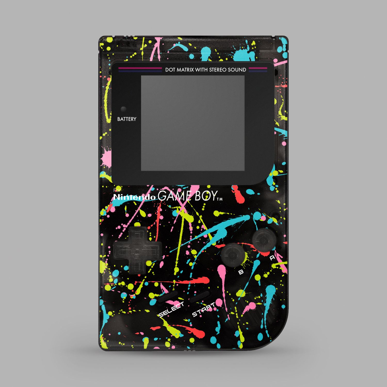 Game Boy Original Printed Shell (Splash)