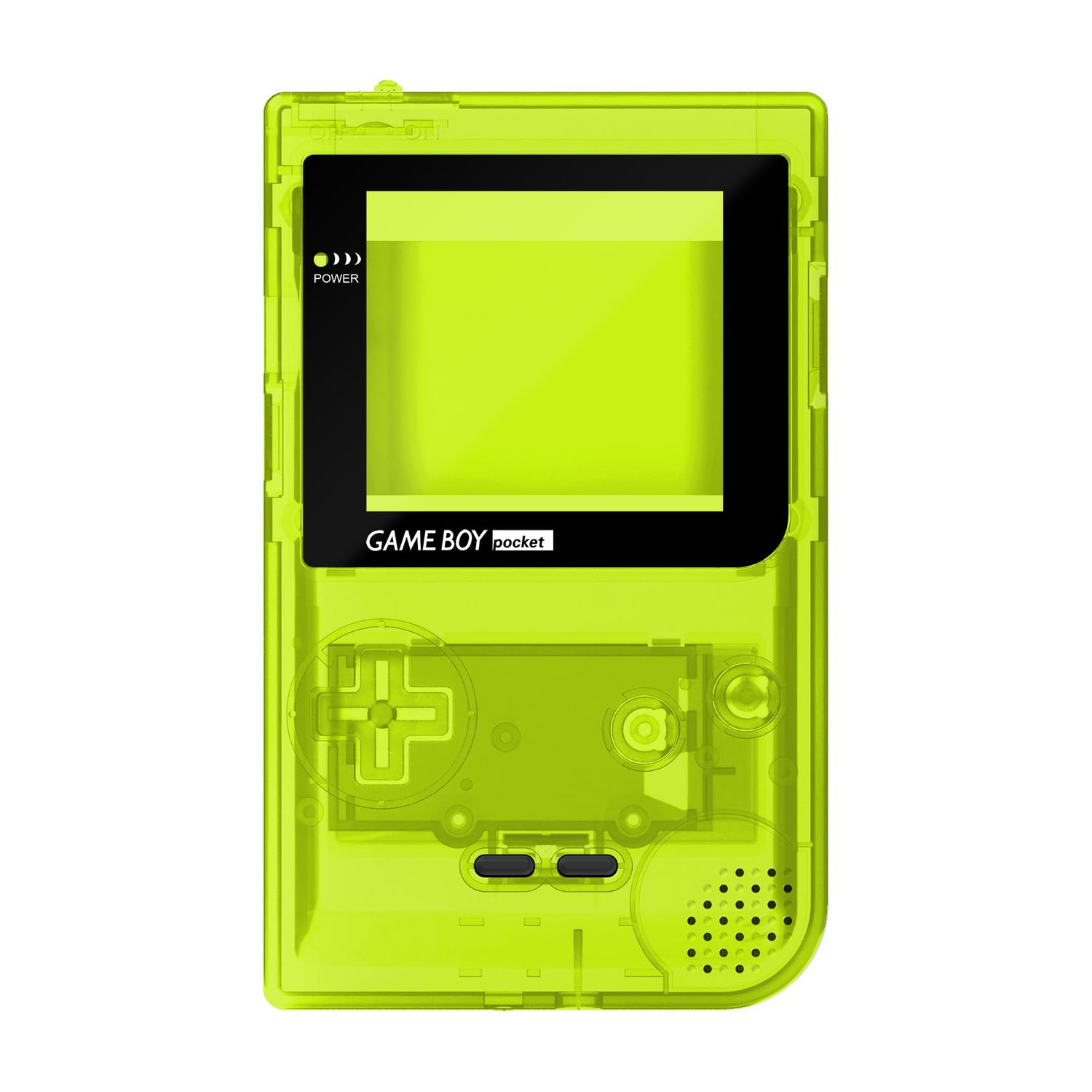 Game Boy Pocket Shell Kit (Clear Yellow)