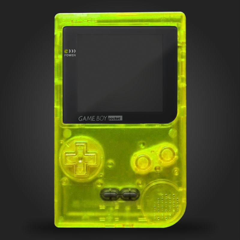 Game Boy Pocket Shell Kit (Clear Yellow)