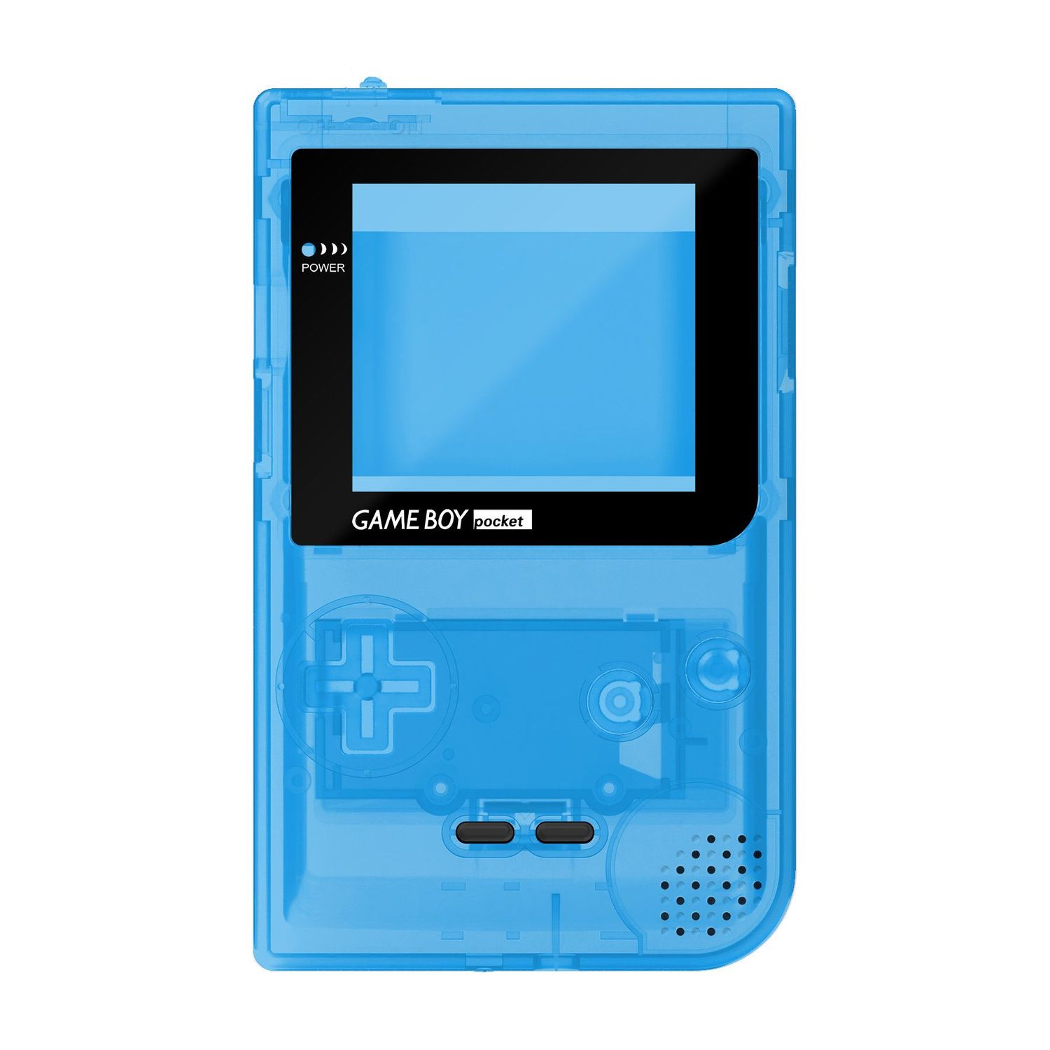 Game Boy Pocket Shell Kit (Clear Blue)