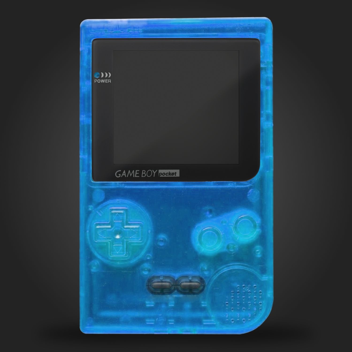 Game Boy Pocket Shell Kit (Clear Blue)
