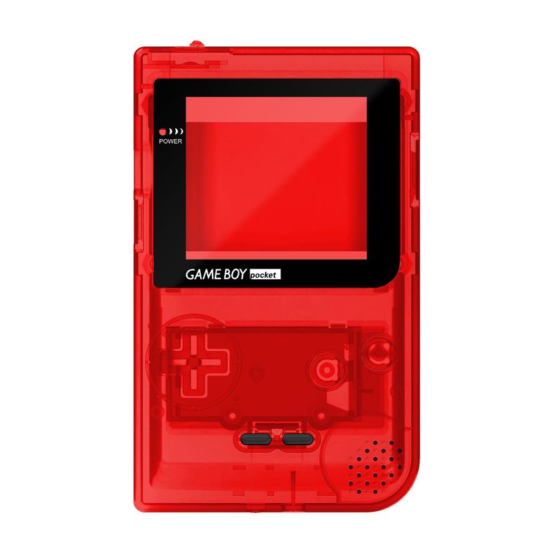 Game Boy Pocket Shell Kit (Clear Red)