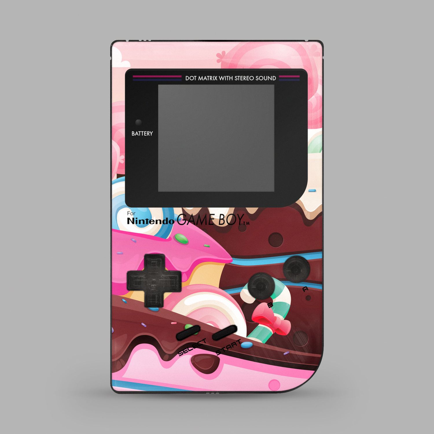 Game Boy Original Printed Shell (Sugar Rush)