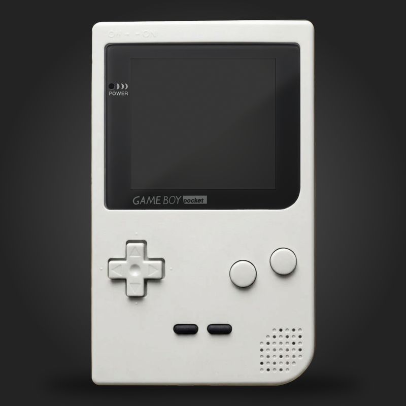 Game Boy Pocket Shell Kit (White)