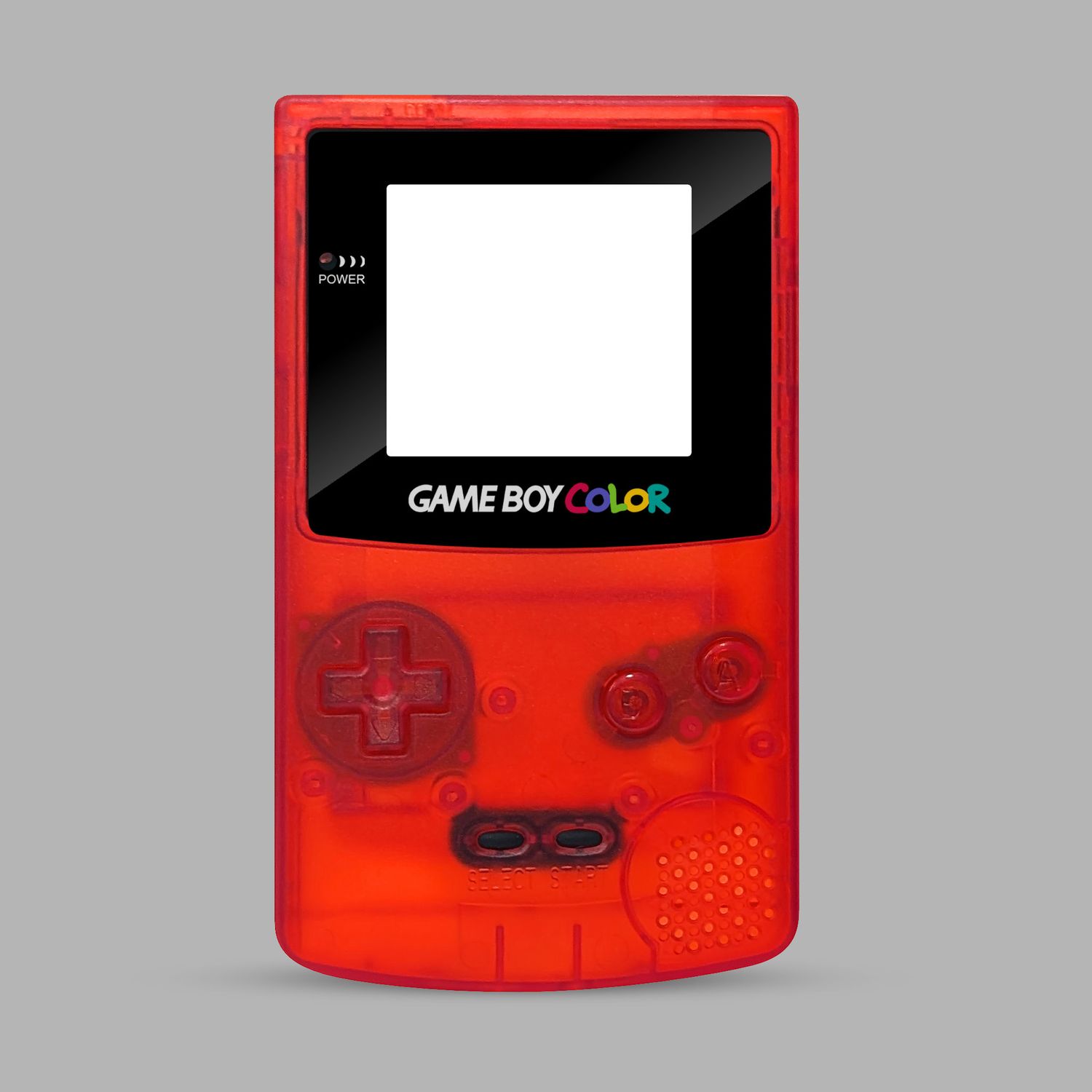 Game Boy Color Shell Kit (Clear Red)