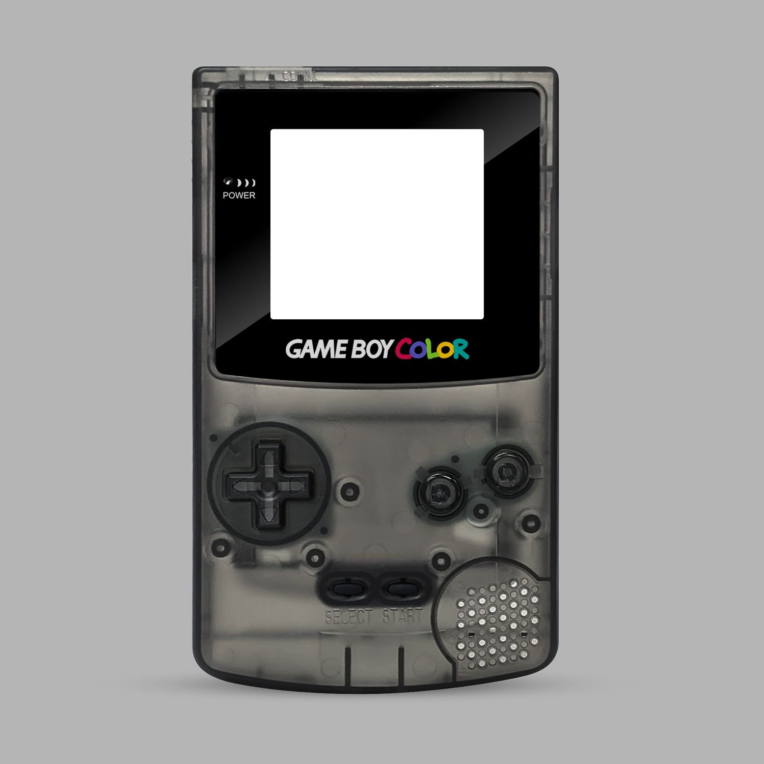 Game Boy Color Shell Kit (Clear Black)