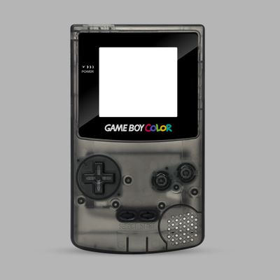 Game Boy Color Shell Kit (Clear Black)