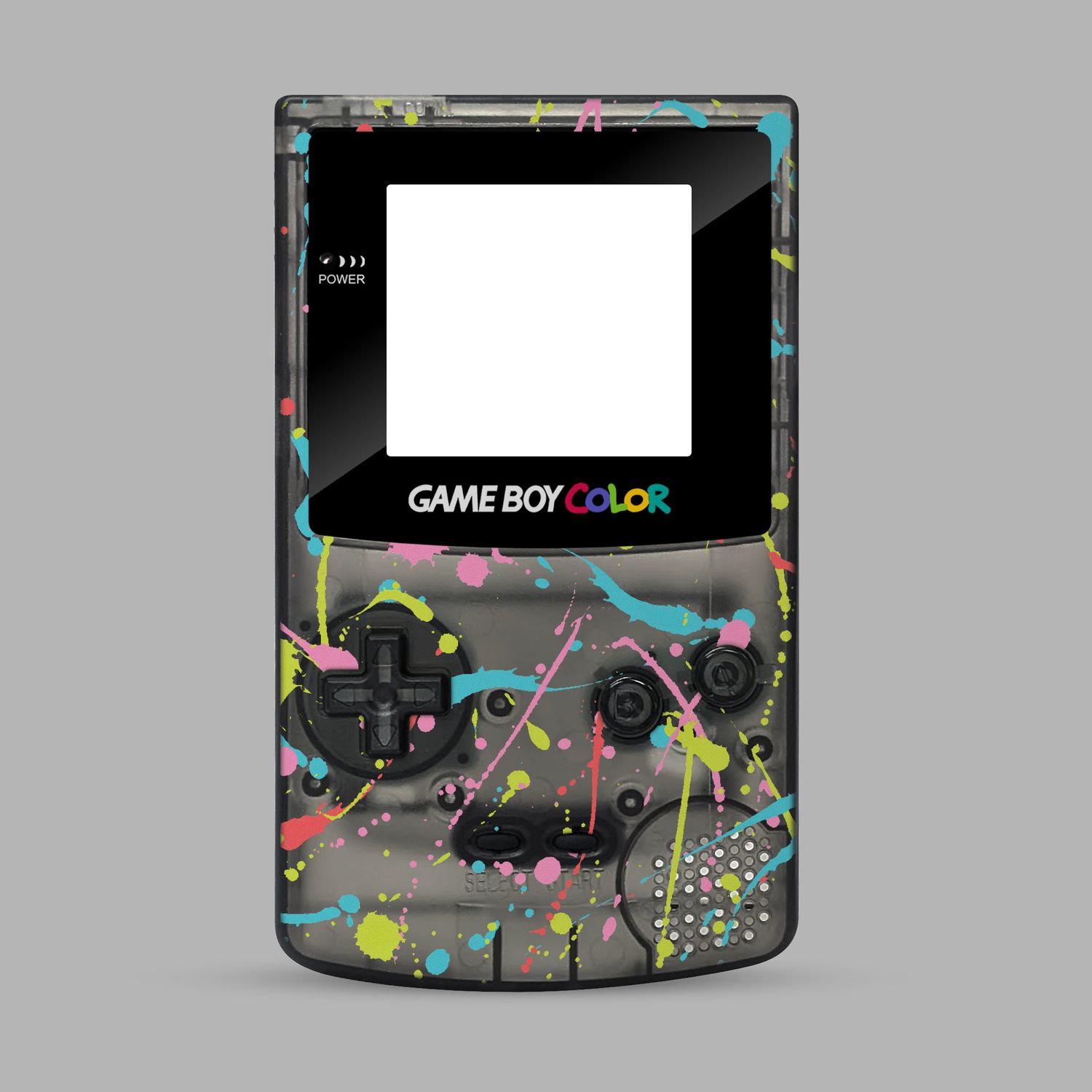Game Boy Color Printed Shell Kit (Splash)