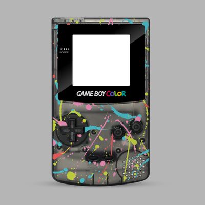 Game Boy Color Printed Shell Kit (Splash) Game Boy Color Printed Shell Kit (Splash)