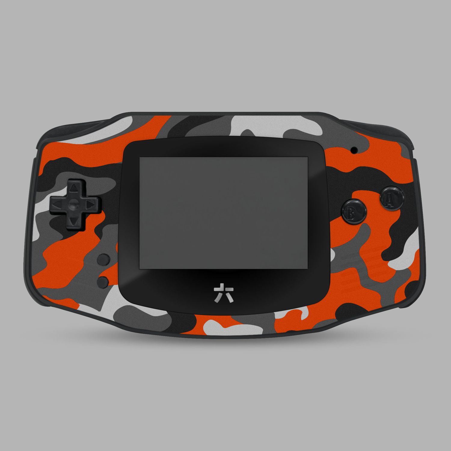 Game Boy Advance Printed Shell Kit (Camo Red Night)