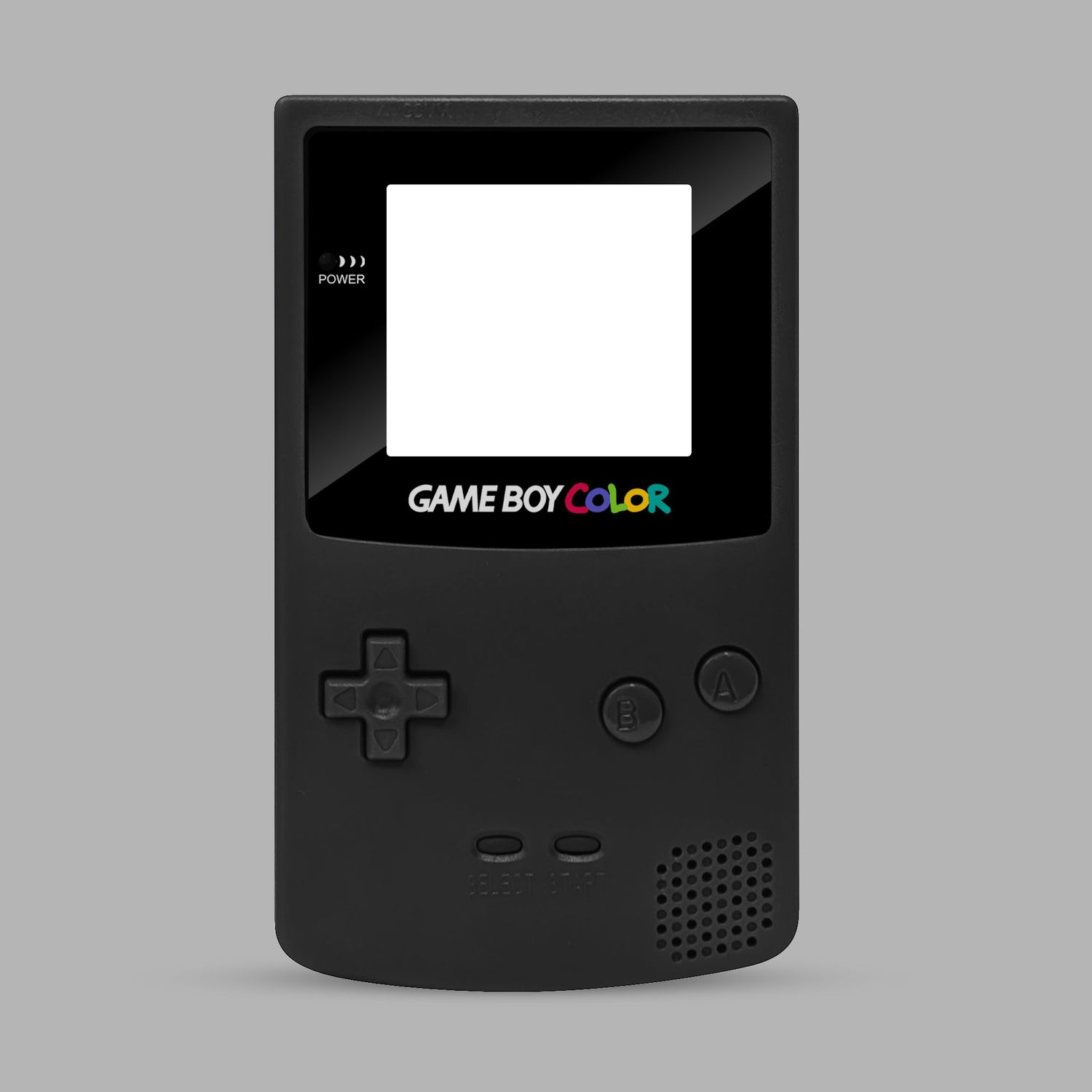 Game Boy Color Shell Kit (Solid Black (USB-C))