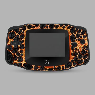 Game Boy Advance Printed Shell Kit (Lava) Game Boy Advance Printed Shell Kit (Lava)