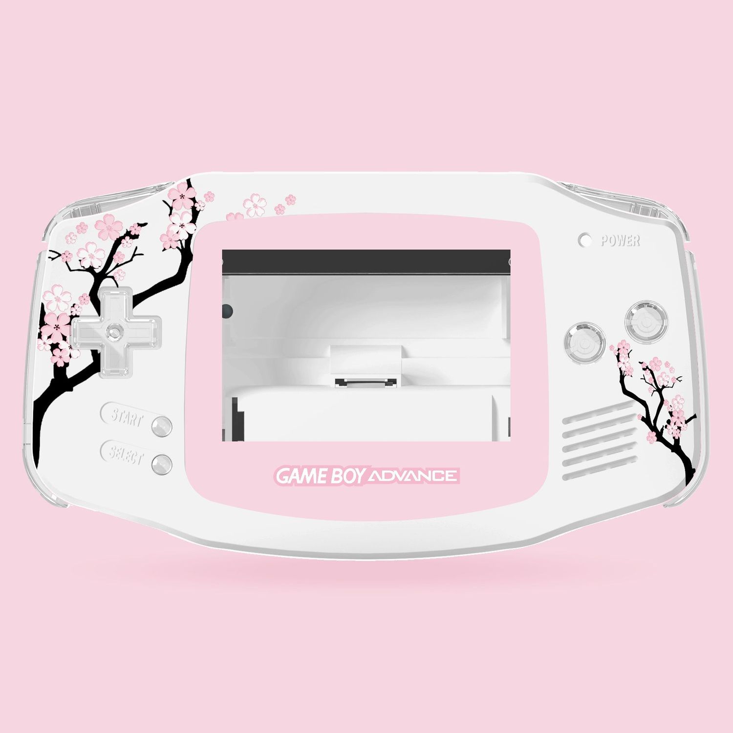 Game Boy Advance Printed Shell Kit (Cherry Blossom)