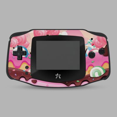 Game Boy Advance Printed Shell Kit (Sugar Rush)