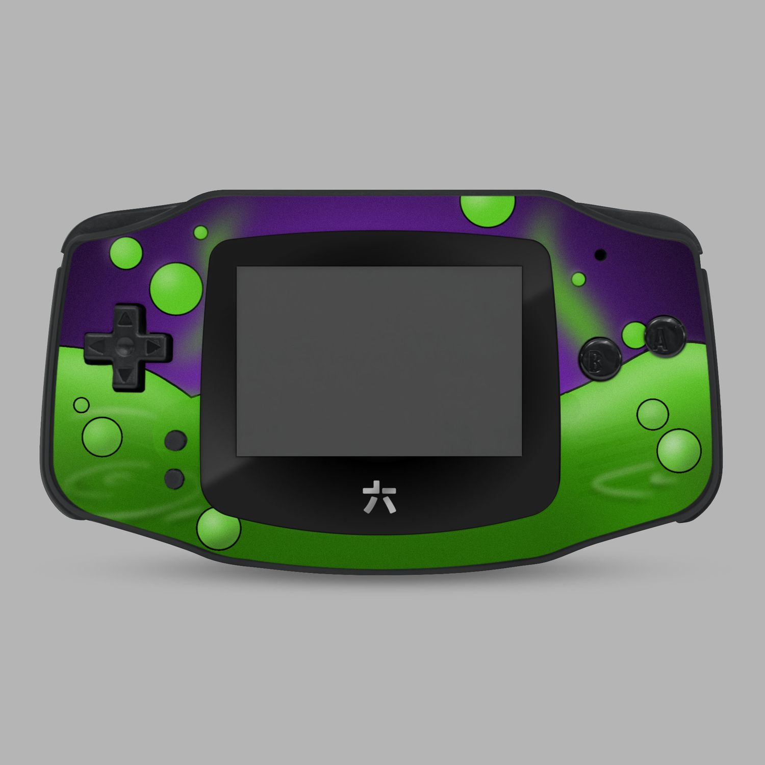 Game Boy Advance Printed Shell Kit (Toxic)