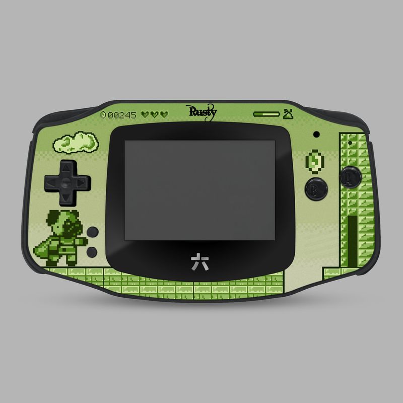Game Boy Advance Printed Shell Kit (Guardian of Six)