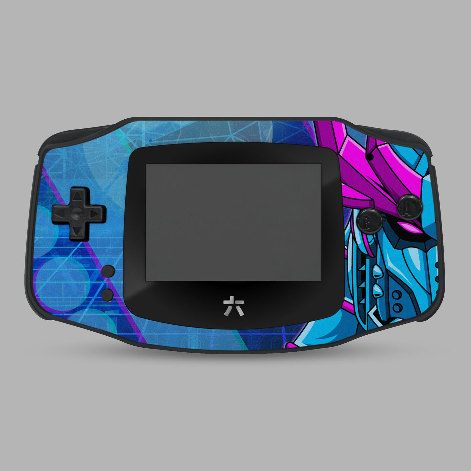 Game Boy Advance Printed Shell Kit (Cyber Samurai)