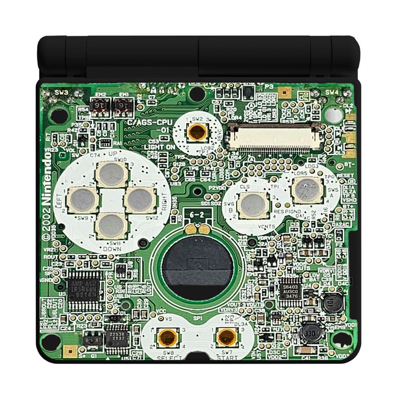 Game Boy Advance SP Printed Shell Kit (PCB)