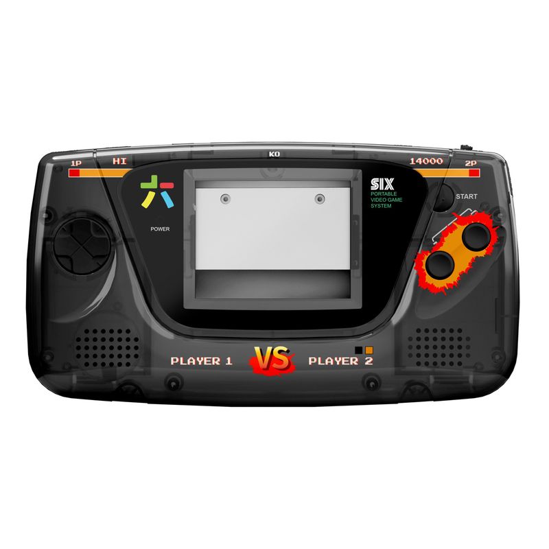 Game Gear Shell Kit (Street Fight Clear Black)