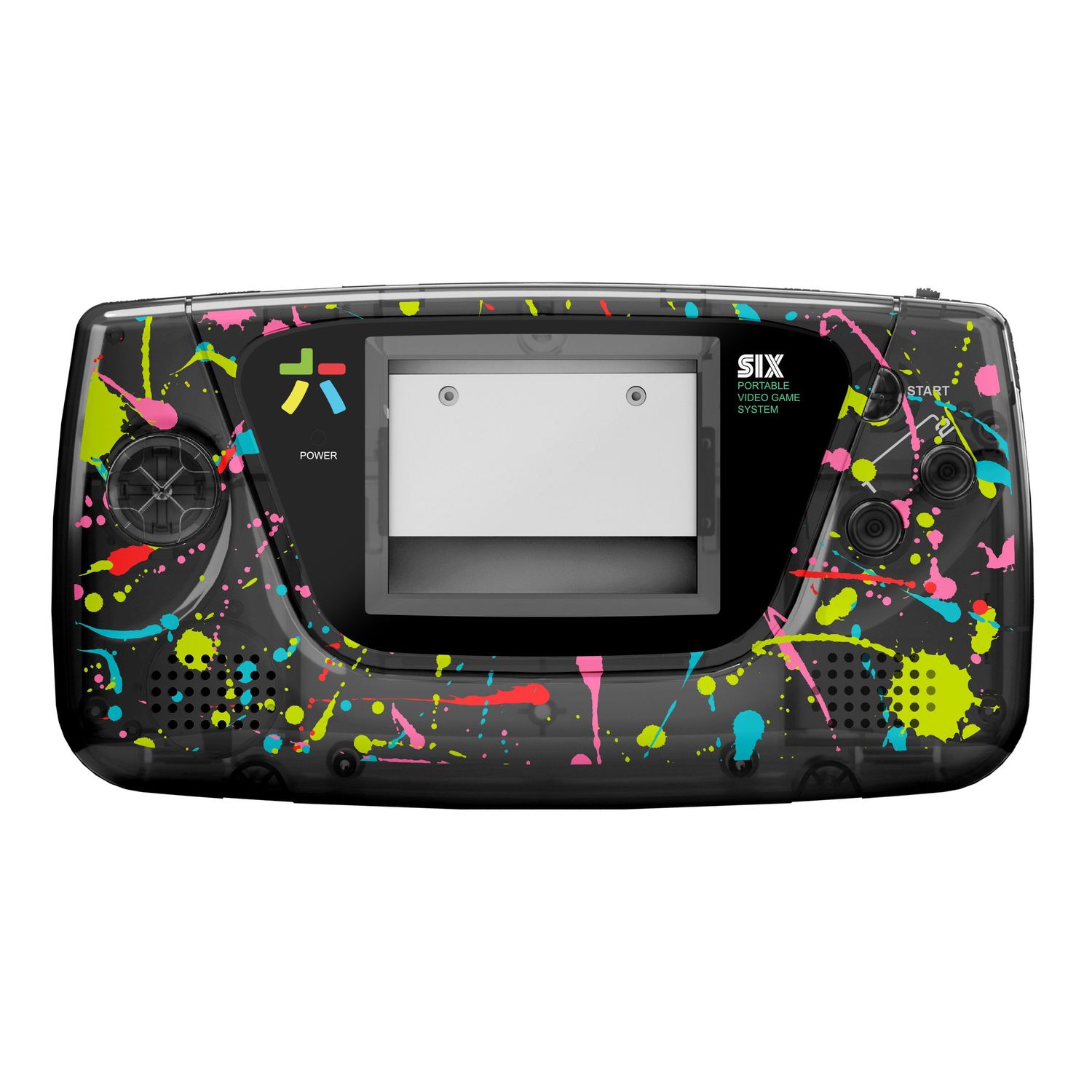 Game Gear Shell Kit (Splash Clear Black)