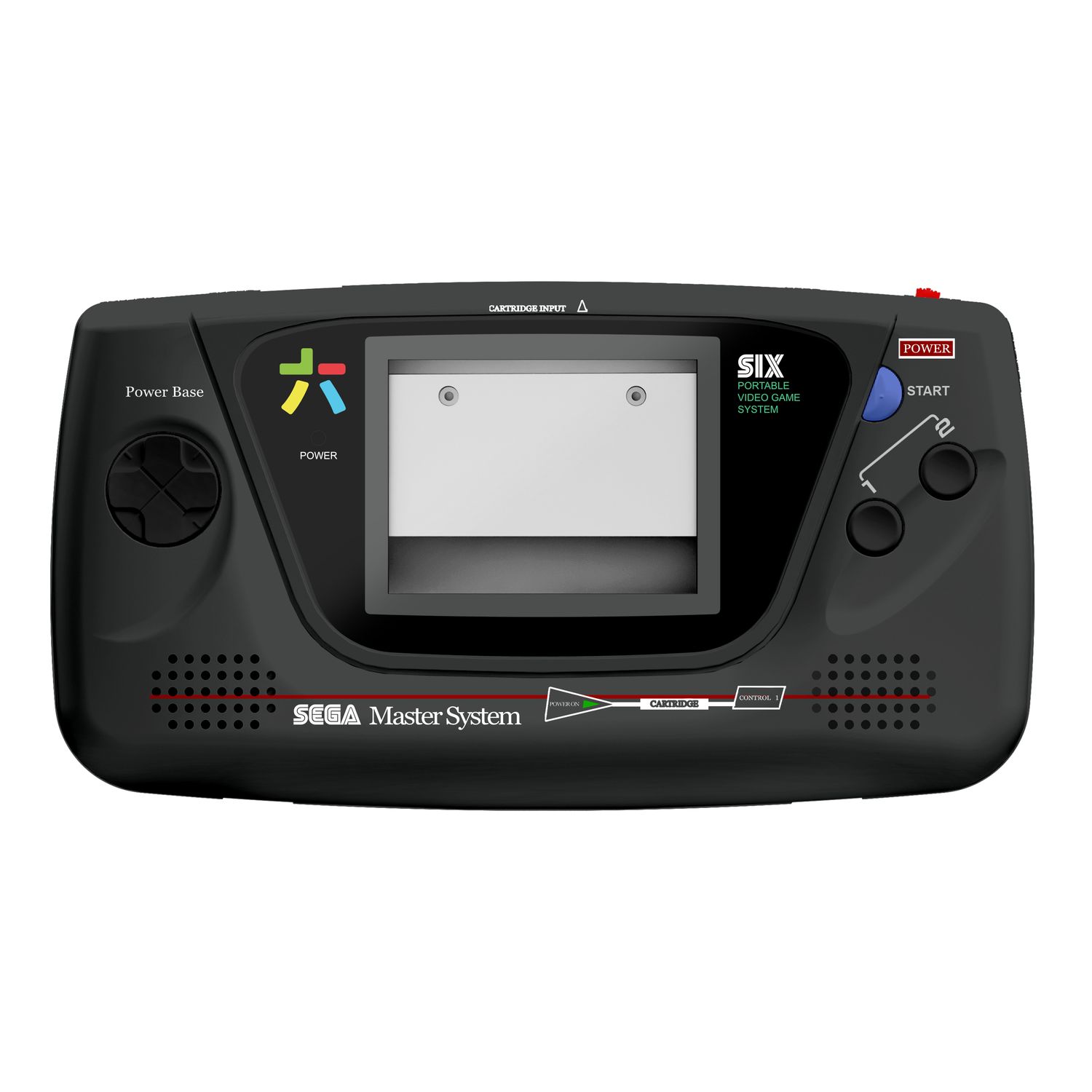 Game Gear Shell Kit (Master System Original Black)
