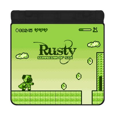 Game Boy Advance SP Printed Shell Kit (Guardian of Six)