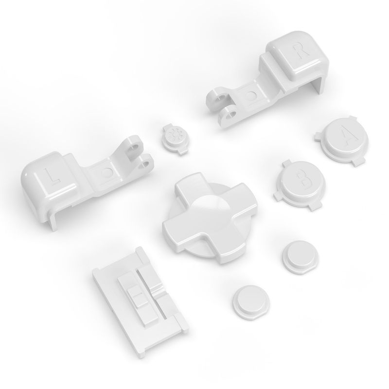 Game Boy Advance SP Buttons (Pure White)