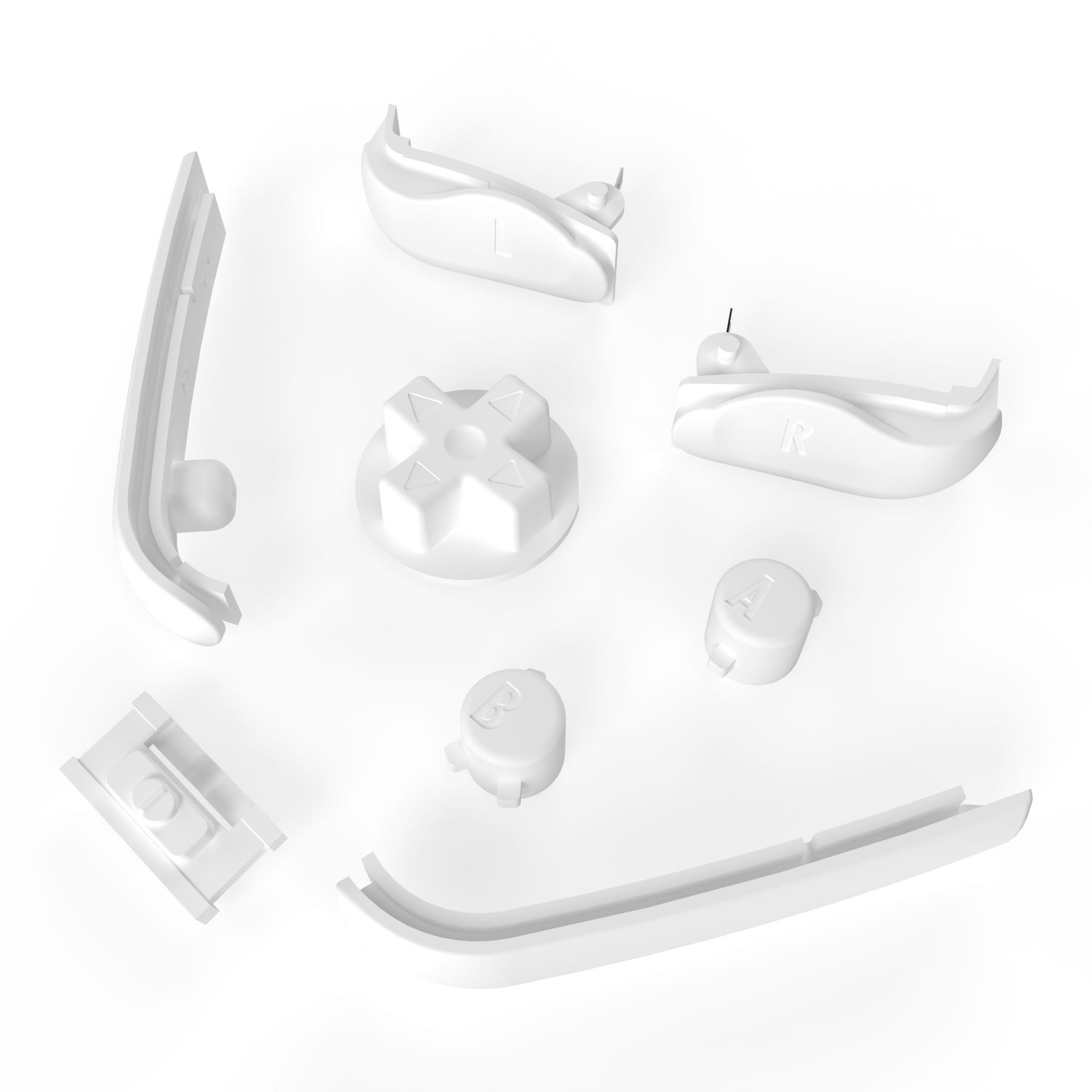 Game Boy Advance Buttons (White)