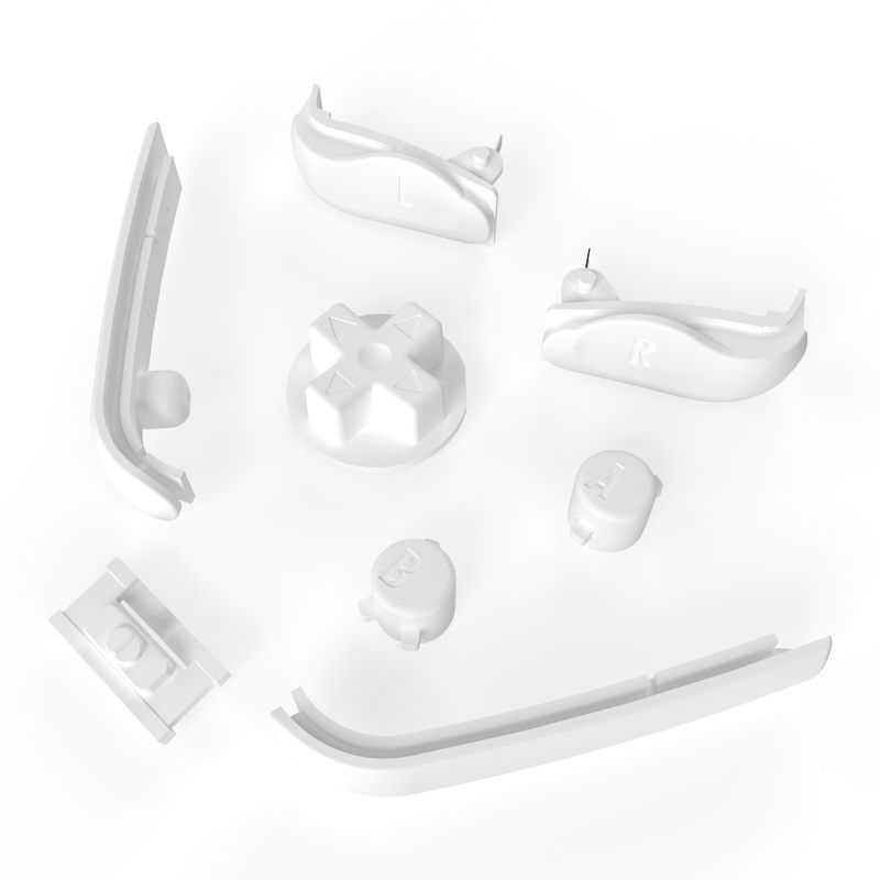 Game Boy Advance Buttons (White)
