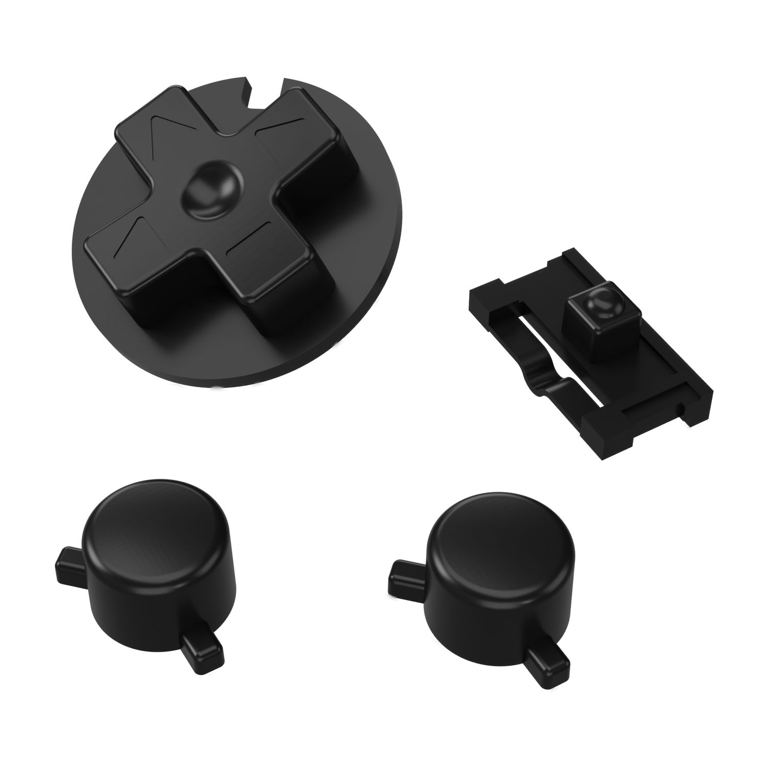 Game Boy Pocket Buttons (Solid Black)
