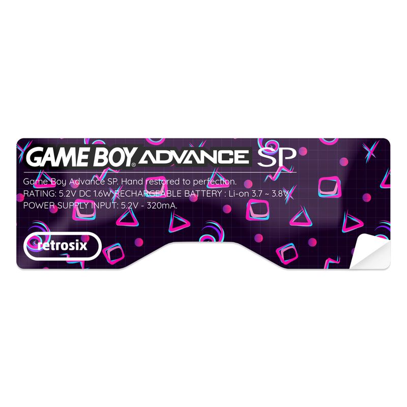 Game Boy Advance Printed SP Sticker (80s Fresh)