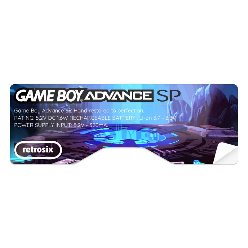 Game Boy Advance Printed SP Sticker (Cave Portal)