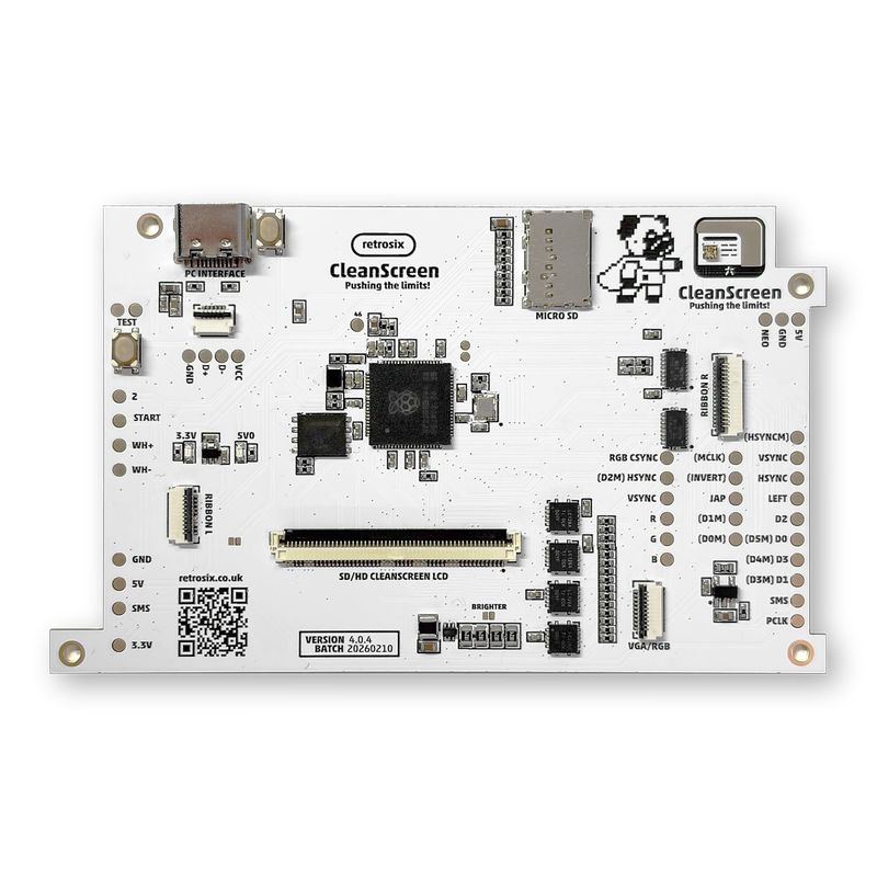 REPLACEMENT: Game Gear CleanScreen V4 PCB