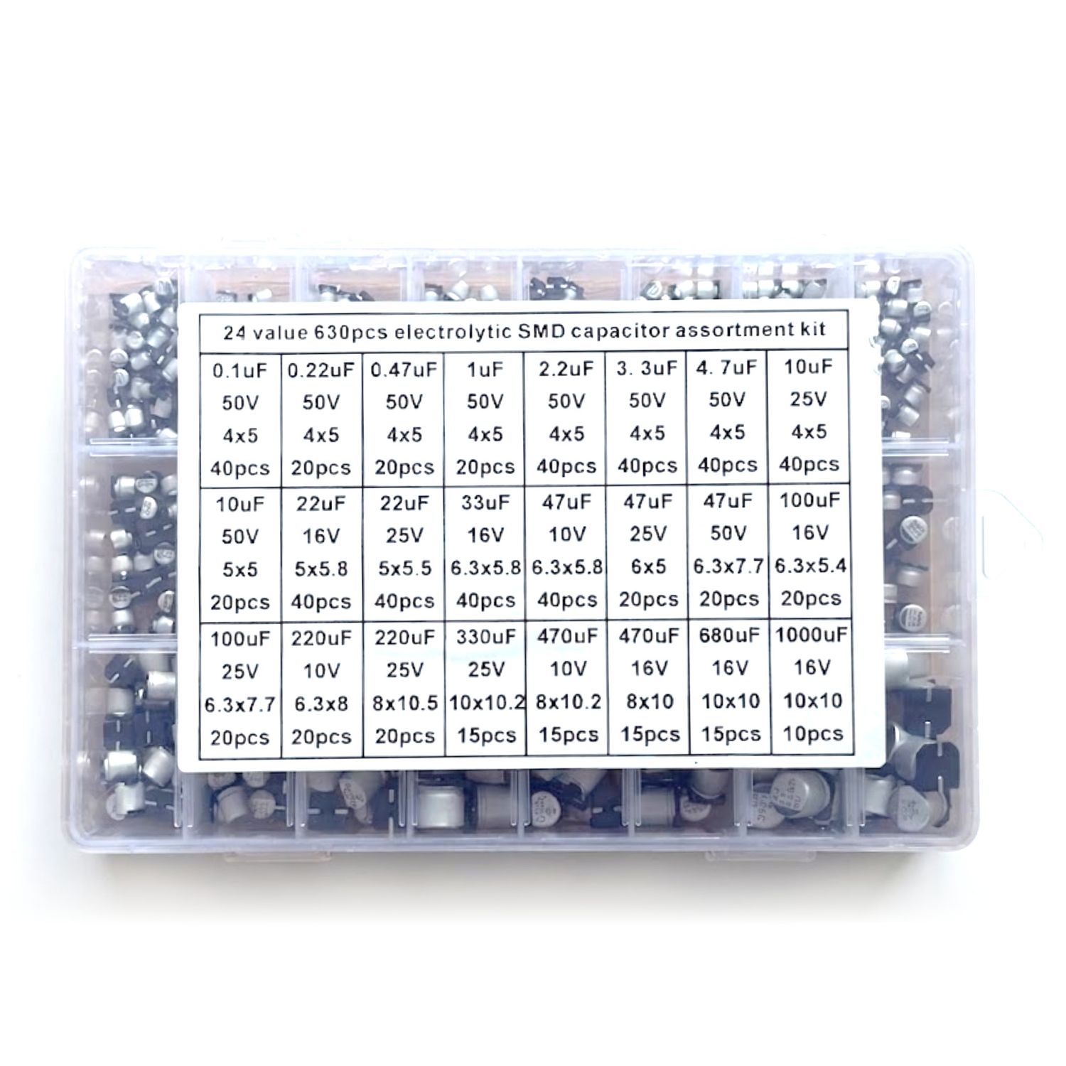 Aluminium Capacitor Kit (SMD)