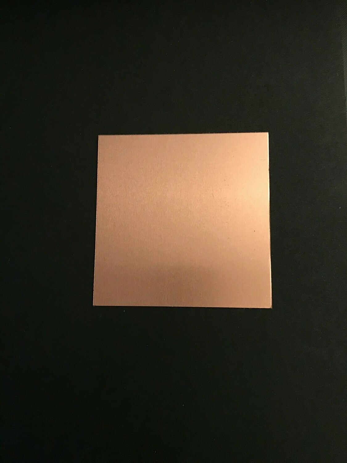 PLAQUE DE CUIVRE 10 X 10 Cm  épaisseur 1,1 mm