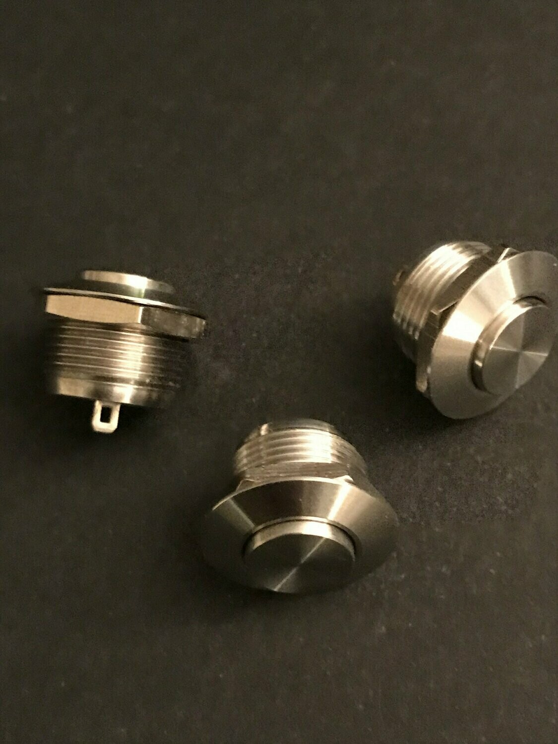 SWITCHS CLONETEC 12 mm CLICKY  ACIER TETE HAUTE