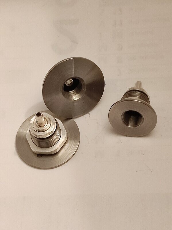 PIN 510 BF ModDog ARGENT ET ACIER LNOXYDABLE 22  mm