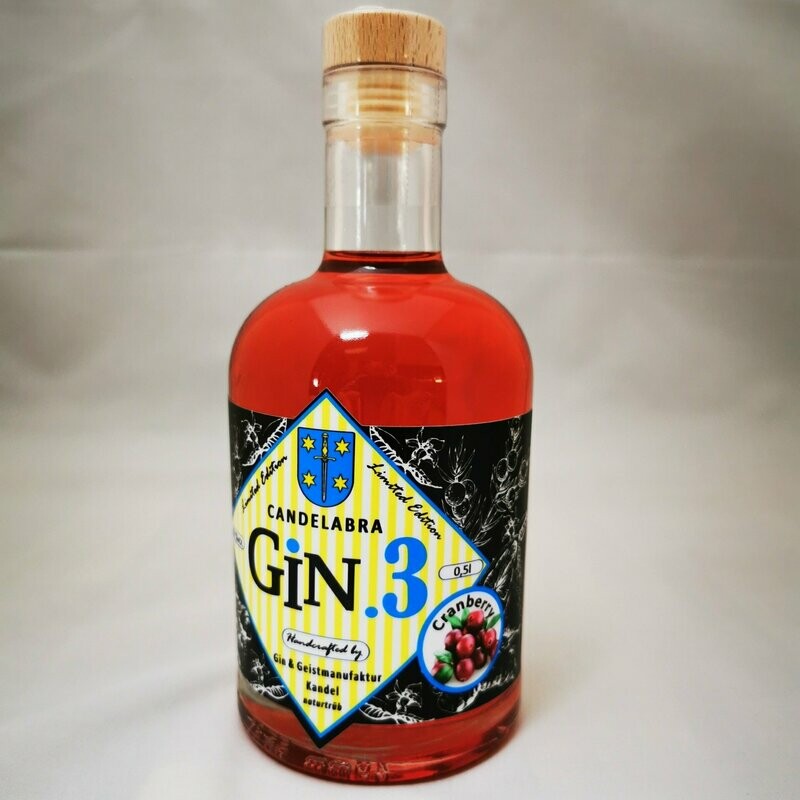 Der Candelabra Gin 3 Limited Edition Cranberry Der Candelabra Gin 3 Limited Edition Cranberry