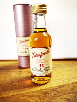 Glenfarclas 40 Jahre Miniatur Malt Scotch Whisky 5cl 2012