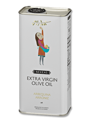 NEKEAS Arbequina-Arroníz extra virgen 0.5l PREMIUM-Olivenöl-kaltgepresst