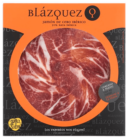 BLÁZQUEZ Jamón Iberico Cebo de Campo 80g Hinterschinken handgeschnitten