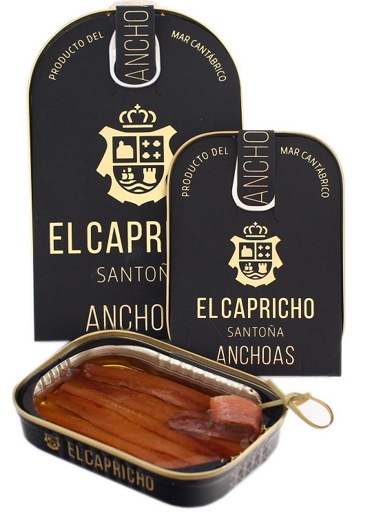 EL CAPRICHO Anchoas High oleico sunflower oil 95g Sardellenfilets