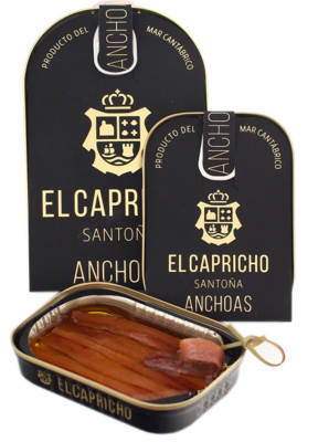 EL CAPRICHO Anchoas High oleico sunflower oil 95g Sardellenfilets